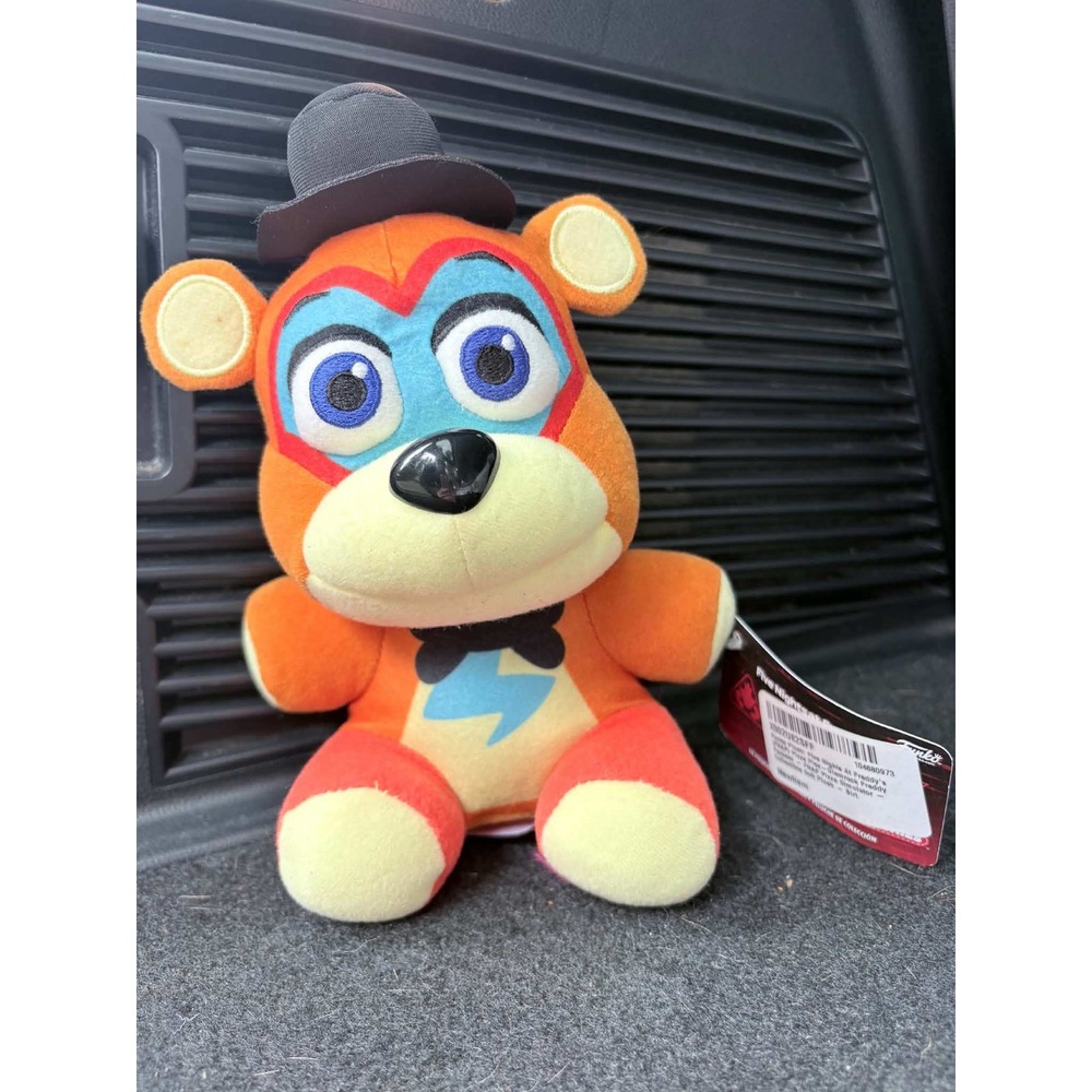 Funko Five Nights at Freddys Glamrock Freddy Plush Security Breach Orange Bear